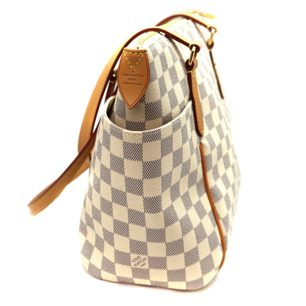 Louis Vuitton Bag Tote Canvas PM White Damier Totally - Picture 4 of 14